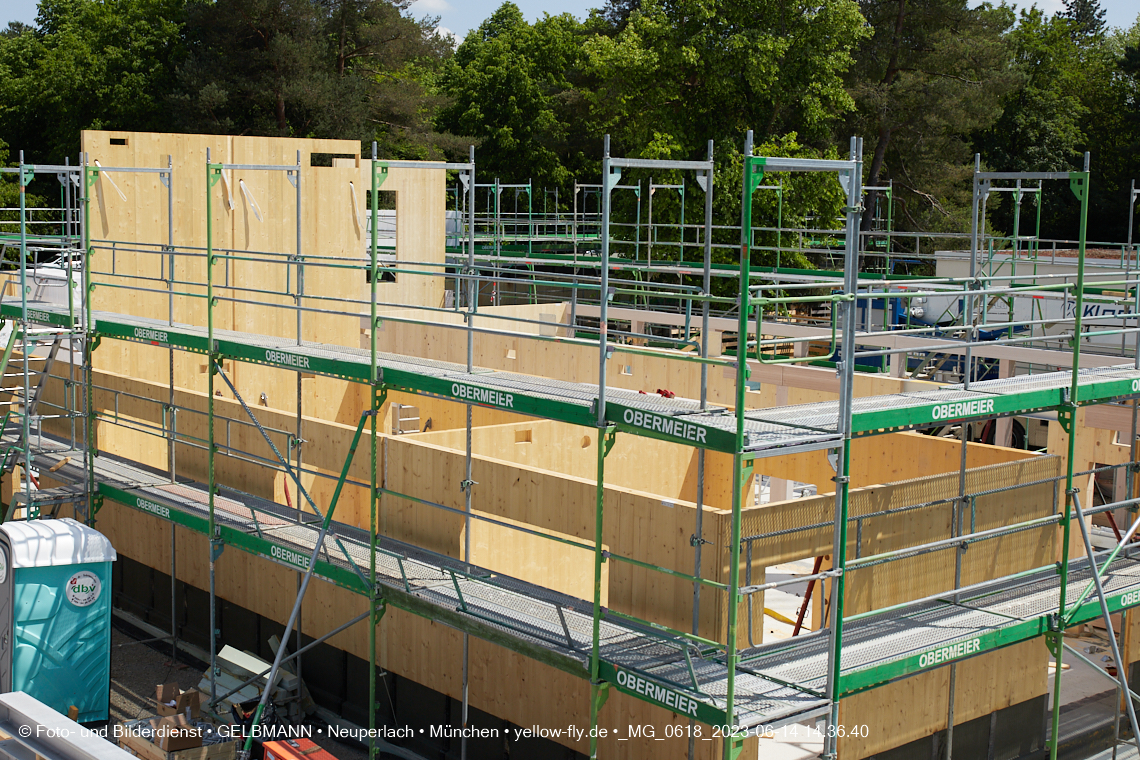 15.06.2023 - Neubau des Kindergartens und Hort für Kinder in der Quiddestraße in Neuperlach